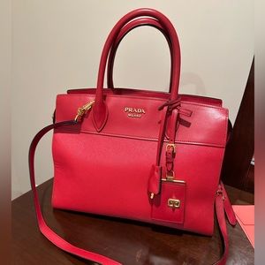 Prada red bag